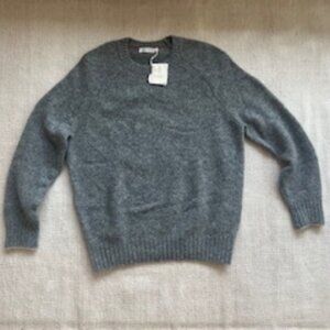 BRUNELLO CUCINELLI MEN'S WOOL BLEND CASUAL CREW NECK SWEATER/PULLOVER - SIZE 52